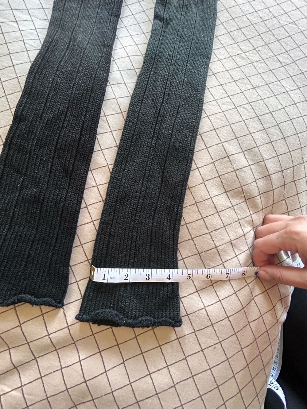 Classic Ribbed Black Leg Warmers - Picture 3 of 6